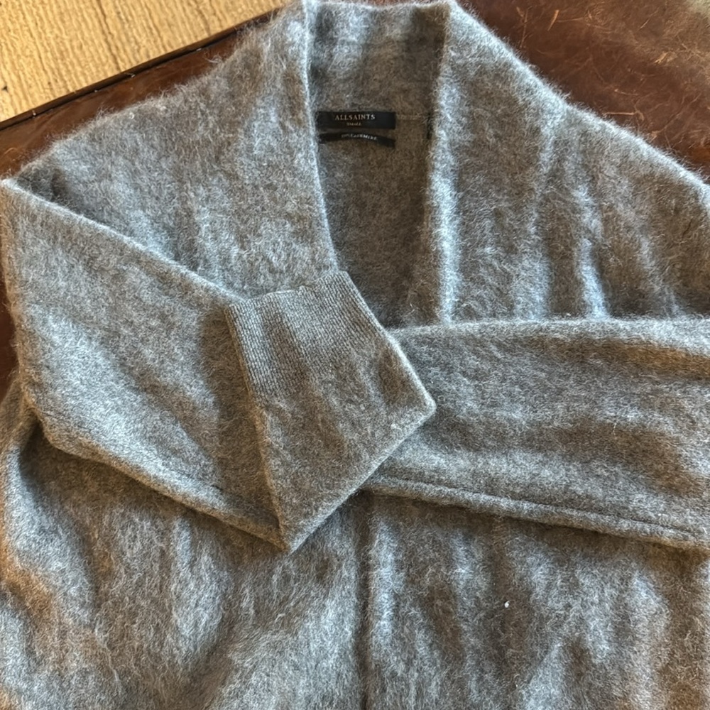 All Saints Charcoal Women's Cardigan